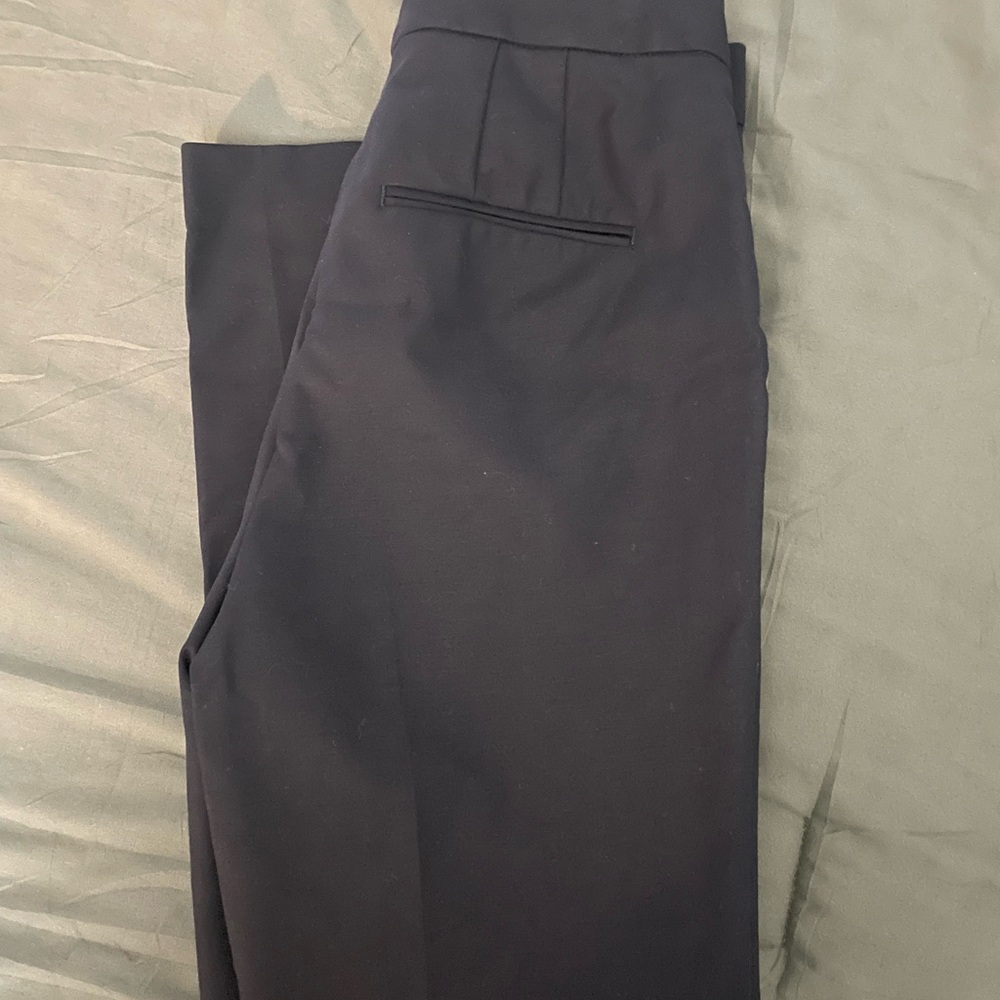 Women’s Navy Ankle High Rise Dress Pants